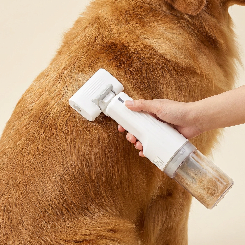 PawGlide Air | Cordless Pet Grooming Vacuum - Dog & Cat Deshedding Kit